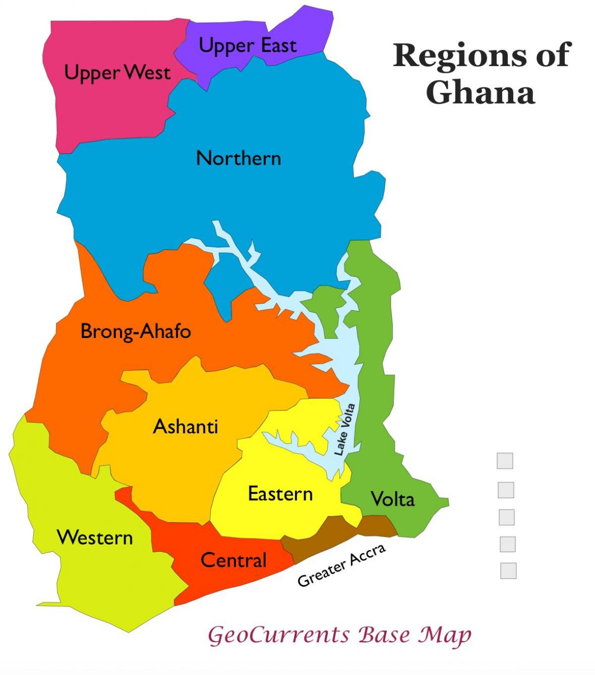 karta över kenya visar regioner